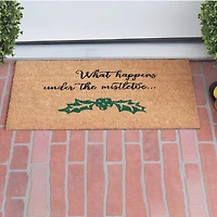 Calloway Mills Mistletoe Outdoor Rectangular Doormat