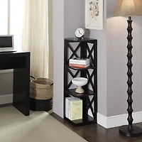 Oxford 3-Tier Corner Bookcase
