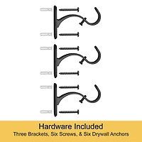 Kenney Weaver Indoor/Outdoor Rust-Resistant 1 Adjustable Curtain Rod
