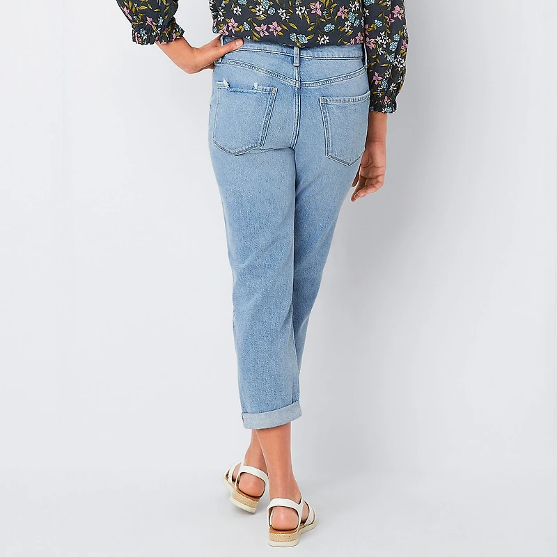 A.N.A Womens Mid Rise Boyfriend Jean
