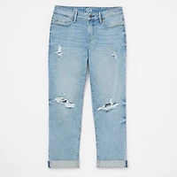 a.n.a Womens Mid Rise Boyfriend Jean