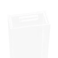 Home Expressions Small Acrylic Makeup 1-Drawer Single Compartment Drawer Storage