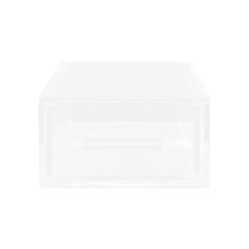 Home Expressions Small Acrylic Makeup 1-Drawer Single Compartment Drawer Storage
