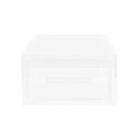 Home Expressions Small Acrylic Makeup 1-Drawer Single Compartment Drawer Storage