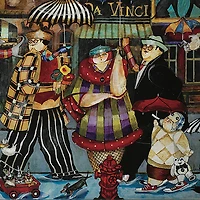 Hart Puzzles Raining Cats And Dogs In Paris By Jennifer Garant, 24 X 30 1000 Piece Puzzle