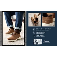 Clarks Bradley Plain Mens Round Oxford Shoes