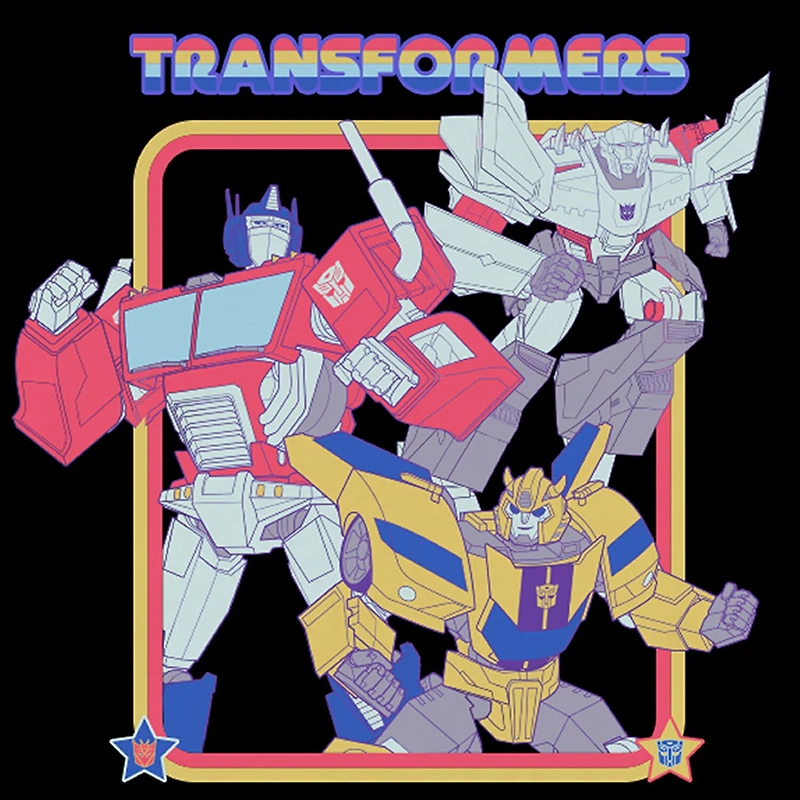 Mens Short Sleeve Transformers Graphic T-Shirt