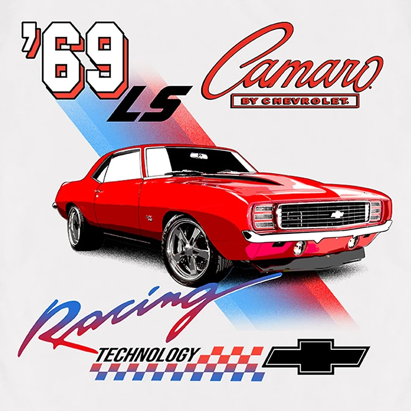 Mens Short Sleeve Camaro Graphic T-Shirt