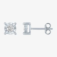 (G-H / I1-I2) Womens 1/3 CT. T.W. Lab-Grown Diamond Sterling Silver Round 2-pc. Jewelry Set