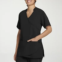 Jockey 2482 Womens V Neck Short Sleeve Stretch Fabric Scrub Top