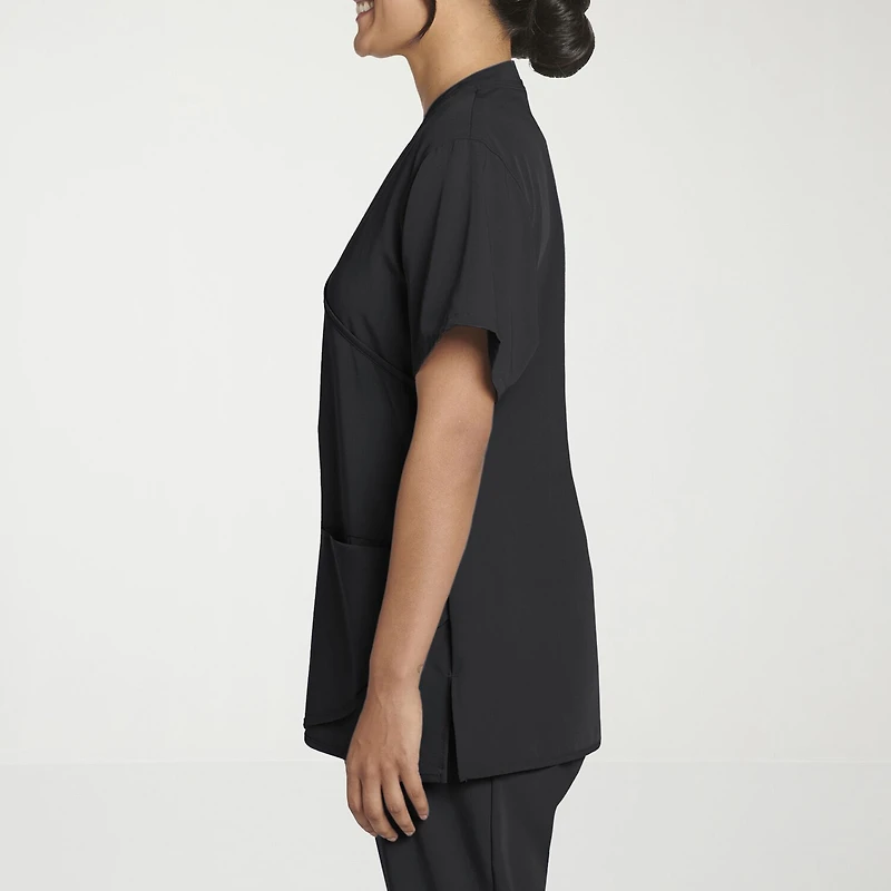 Jockey 2482 Womens Plus V Neck Short Sleeve Stretch Fabric Scrub Top