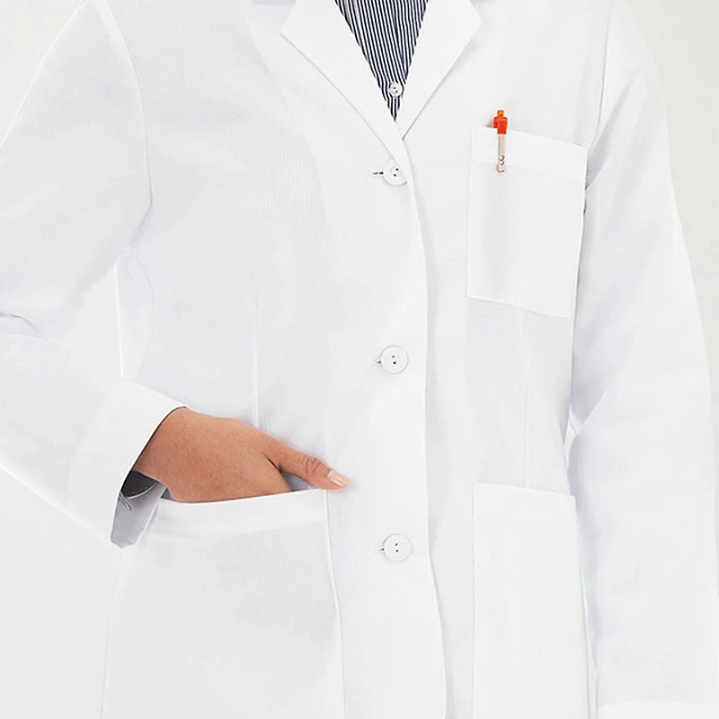 Meta Labwear 738 28" Consultation" Womens Long Sleeve Lab Coat