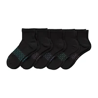 Hanes Absolute Active Heel Tab Womens Breathable 5 Pair Quarter Ankle Socks