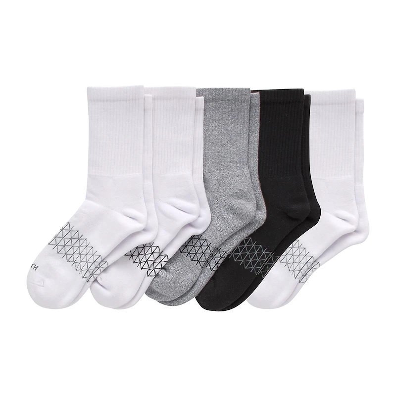 Hanes Absolute Active Heel Tab Womens 5 Pair Crew Socks