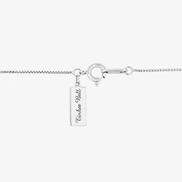 Tinker Bell(I, I2) Womens 1/8 CT. T.W. Lab Grown White Diamond Sterling Silver 18 Inch Pendant Necklace