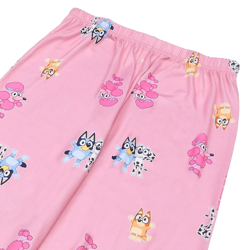 Little & Big Kid Girls Bluey Crew Neck Long Sleeve 2-pc. Pajama Set