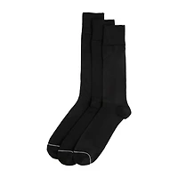 Stafford Super Soft Lux Mens 3 Pair Big and Tall Crew Socks