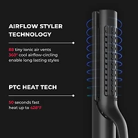 TYMO Airflow 50s Fast Heat Up 1" 2 In 1 Curler & Flat Iron Flat Iron