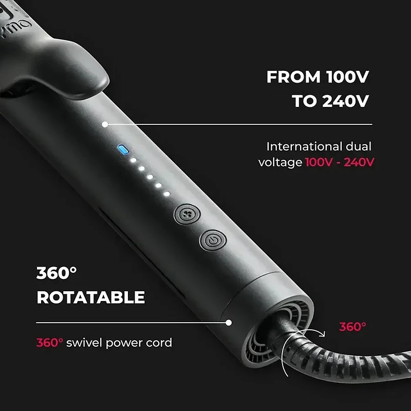 TYMO Airflow 50s Fast Heat Up 1" 2 In 1 Curler & Flat Iron Flat Iron