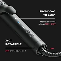 TYMO Airflow 50s Fast Heat Up 1" 2 In 1 Curler & Flat Iron Flat Iron