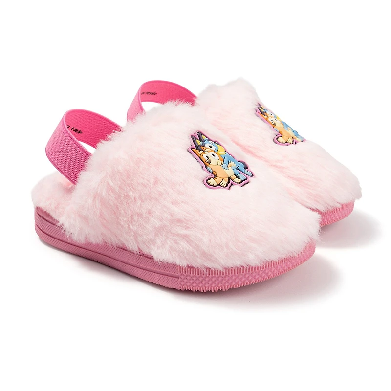 Toddler Girls Bluey Slip-On Slippers
