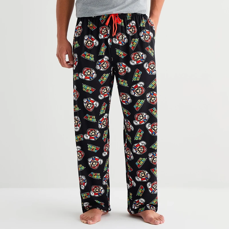 Mens Super Mario Pajama Pants