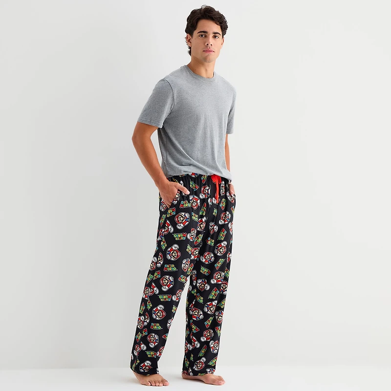 Mens Super Mario Pajama Pants