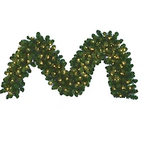 Kurt Adler 9'x18" Pre-Lit Vanderbilt Garland