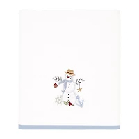 Avanti Coastal Snowman Holiday Bath Towel