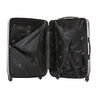 Dukap Discovery 24 Inch Hardside Lightweight Checked Spinner Luggage