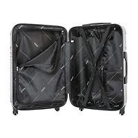 Dukap Inception Inch Hardside Lightweight Checked Spinner Luggage