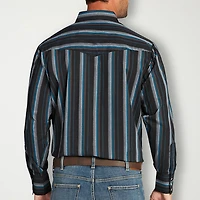 Ely Cattleman Stripe Big and Tall Mens Long Sleeve Western Shirt
