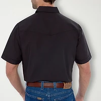 Ely Cattleman Mens Short Sleeve Classic Fit Button-Down Shirt