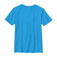 Disney Collection Little & Big Kid Boys Crew Neck Short Sleeve Regular Fit Princess Moana Graphic T-Shirt