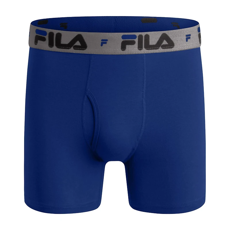 FILA Stretch Fly Mens 4 Pack Boxer Briefs Fm312bxcs25amz