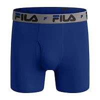 FILA Stretch Fly Mens 4 Pack Boxer Briefs Fm312bxcs25amz