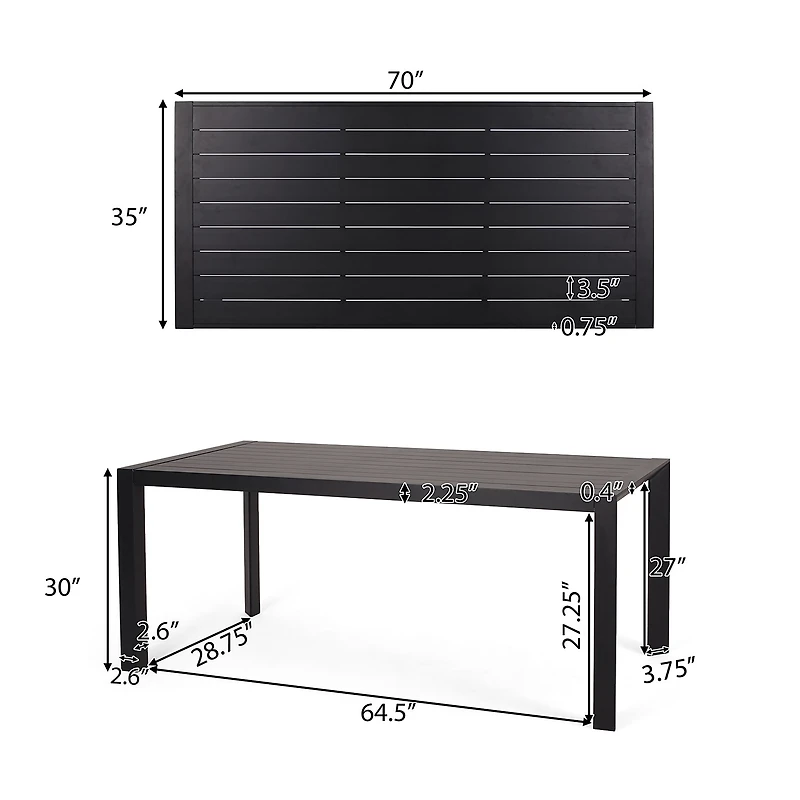 Templin Rectangular Dining Table