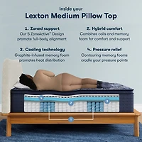 Serta Quilted Perfect Sleeper X Hybrid Lexton 14.25" Medium Pillow Top - Mattress + Box Spring