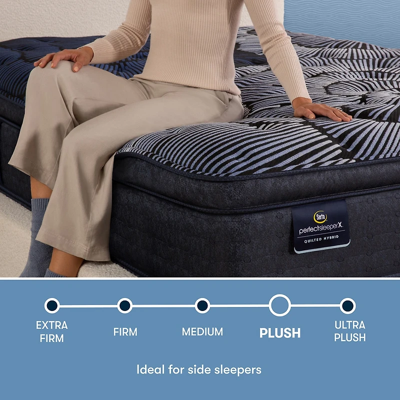 Serta Quilted Perfect Sleeper X Hybrid Max 15" Plush Pillow Top - Mattress + Box Spring