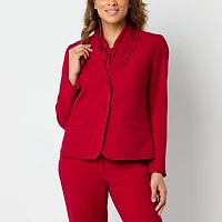 Black Label by Evan-Picone Womens Classic Fit Suit Jacket
