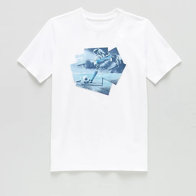 Xersion Little & Big Kid Boys Crew Neck Short Sleeve Regular Fit Graphic T-Shirt