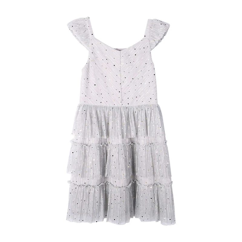 Lilt Big Kid Girls Short Sleeve Party Dress