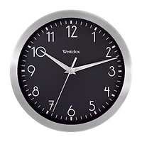 Westclox 9" Aluminum Wall Clock