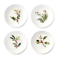 Certified International Holly And Vines 4-pc. Stoneware Pasta Bowl