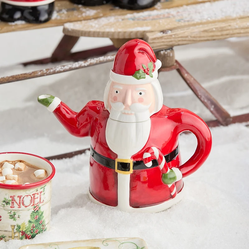 Certified International Nutcracker Parade Ceramic Teapot