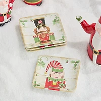 Certified International Nutcracker Parade 4-pc. Ceramic Appetizer Plate
