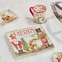 Certified International Nutcracker Parade 4-pc. Ceramic Dinner Plate