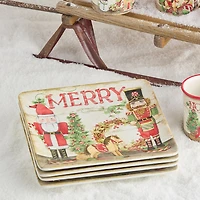 Certified International Nutcracker Parade 4-pc. Ceramic Dinner Plate