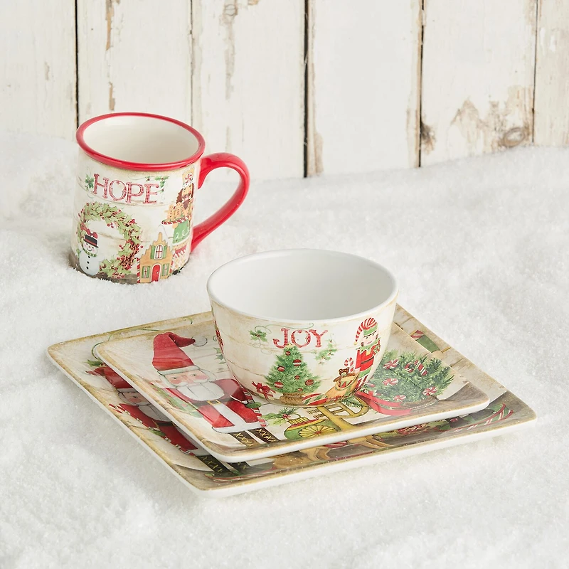 Certified International Nutcracker Parade 16-pc. Ceramic Dinnerware Set