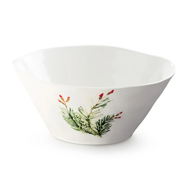 Certified International Holly And Vines Stoneware Serving Bowl
